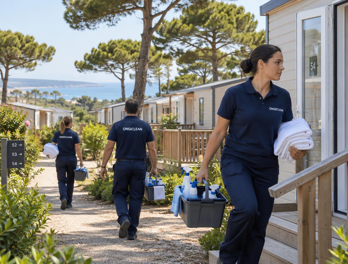Rotaciones durante temporada en mobil-homes de camping