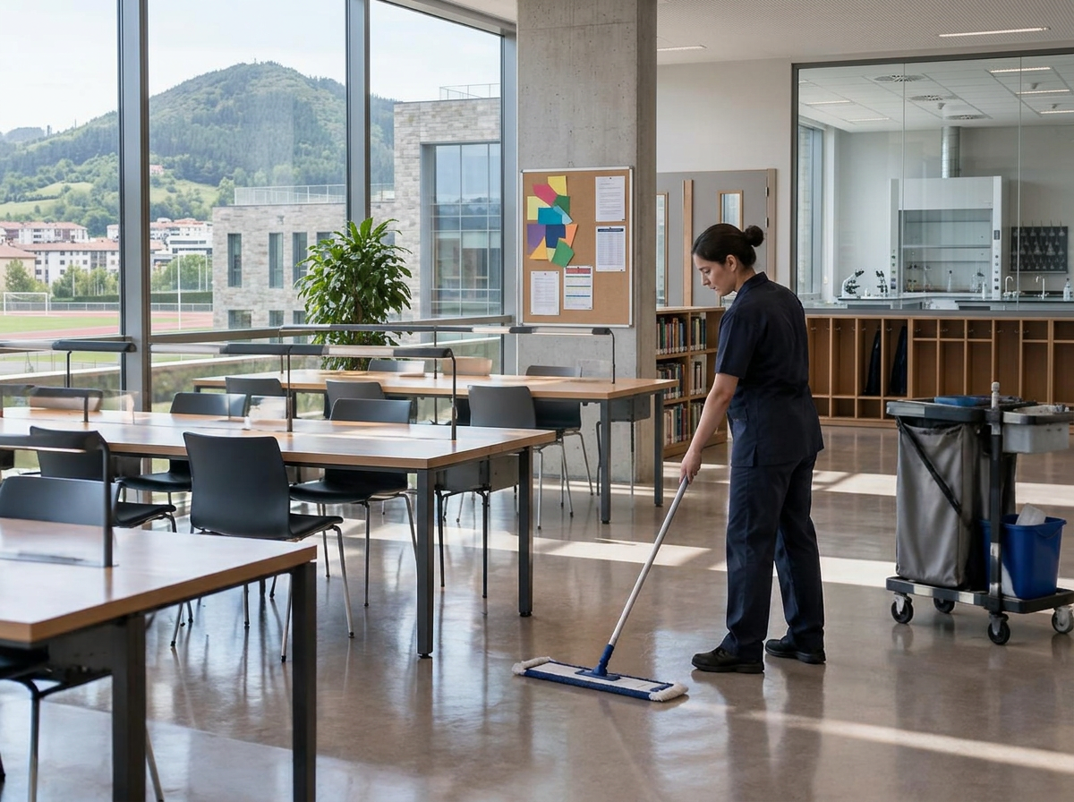 Servicio profesional en instalaciones educativas contemporáneas